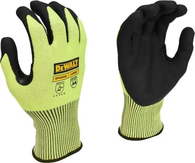 Obrázok produktu pre Elektrické náradie DeWALT Hi-vis Cut D Grip Rukavice - L (veľkosť 9) TK5424 (jedna veľkosť) (viacfarebné)