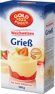 Produktbild von Goldpuder Weichweizengrieß 500 g