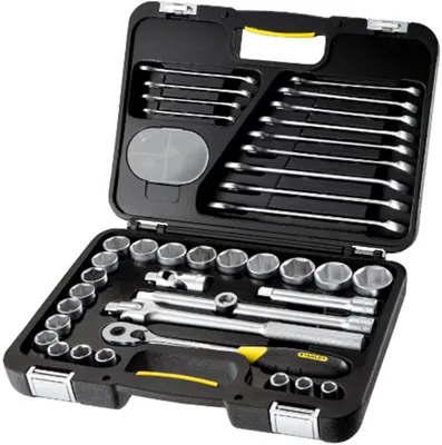 Zdjęcie produktu dla Stanley Zestaw Kluczy 40El. 1/2" Dla Mechanika Majsterkowicza