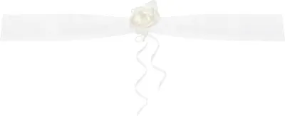Produktbild von Organza Girlande Weiß 1,8 m  | 2 Stück