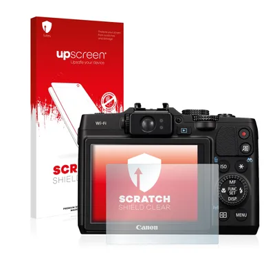 Produktbild von upscreen Schutzfolie für Canon PowerShot G16 Displayschutz Displayschutzfolie Folie Klar Transparent