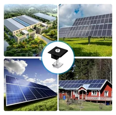 Produktbild von 16 Pcs Solarmodul Halterung Mittelklemmen 30mm Schwarz, Solarpanel Halterung Aluminiumlegierung Solarpanel Halterung T-förmige Mittelklemme PV Photovoltaik-Solarmodulträger Mittelspannung für Gerahmte