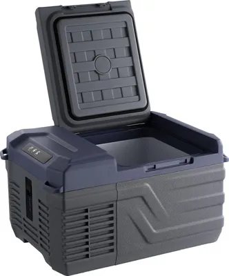 Obrázek produktu pro SucceBuy autochladnička, přenosná 12 V mraznička, 9litrová jednozónová chladnička, nastavitelná -4℉68℉, kompresor 12/24 V DC a 100-240 V AC