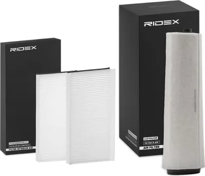 Produktbild von RIDEX Filterset Inspektionspaket Filtersatz für BMW 5 Limousine (E60) 5 Touring (E61)