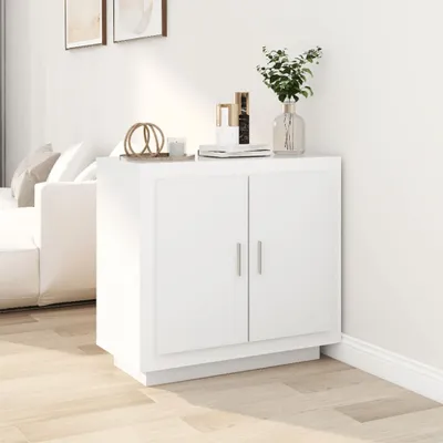 Immagine prodotto di Credenza bianca 80x40x75 cm in materiale ligneo