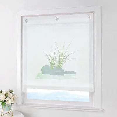 Image de Rideau transparent blanc 60 x 140 cm