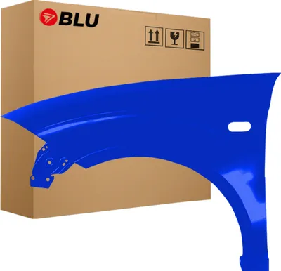 Immagine prodotto di BLU Parafango compatibile con Seat Altea 5P1/5P5 LS5G Sinistra Blau Blau Swing | 2004-2015 | Anteriore | Verniciato | Pronto per il montaggio | Acciaio