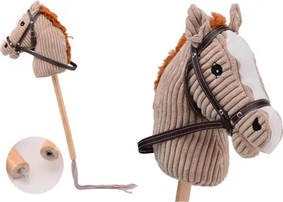 Obrázok produktu pre Johntoy hobby kôň so zvukom - hnedý hobby kôň 80 cm hračka