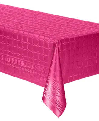 Image de Nappe en papier damassé en rouleau, couleur fuchsia, 1,2 x 6 m - taille unique