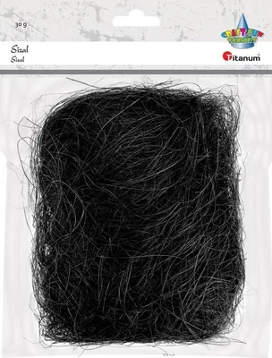 Image de Sisal 30 g noir - Titanum