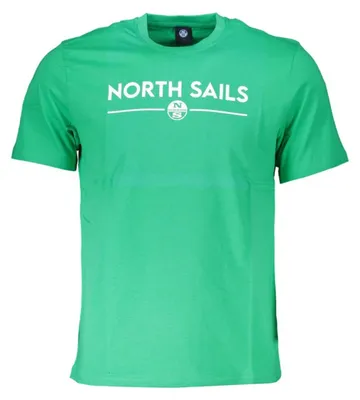Produktbild von Grünes Herren T-Shirt mit Print und Rundhalsausschnitt – Kurzarmshirt