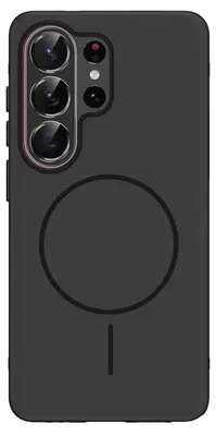 Immagine prodotto di Custodia posteriore colorata con anello MagSafe sottile per Samsung Galaxy S26 Ultra - Nera