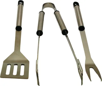 Produktbild von Grillbesteck 3 tlg sort. Edelstahl