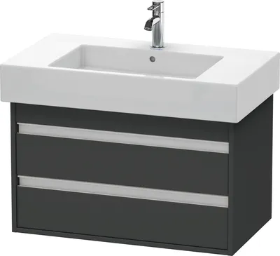 Produktbild von Waschtischunterbau KETHO 455x800x480mm graphit matt graphit matt