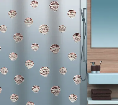 Immagine prodotto di tenda da doccia spirella Peva antimuffa 100% impermeabile 180x200 cm "Shell"
