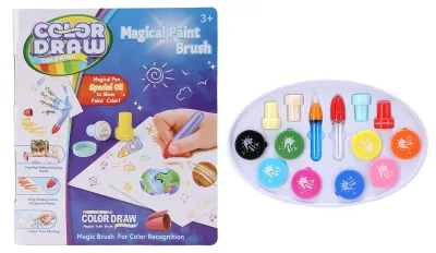 Obrázok produktu pre Sada Magic Paintbrush pre deti, multifunkčný vzdelávací kresliaci nástroj, sada pečiatok pre domáce použitie