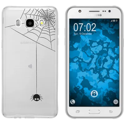 Produktbild von PhoneNatic Case kompatibel mit Samsung Galaxy J5 (2016) J510 Silikon-Hülle Herbst Spinne/Spider M3
