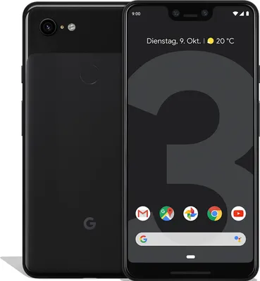 Produktbild von Google Pixel 3 XL , 16 cm (6.3"), 4 GB, 64 GB, 12,2 MP, Android 9.0, Schwarz