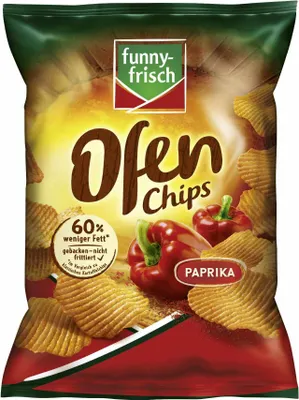 Produktbild von Funny Ofen Chips Paprika (125 g)