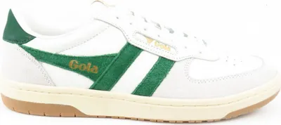 Produktbild von Gola Hawk white dark green Herren Sneaker low in Weiß, Größe 41