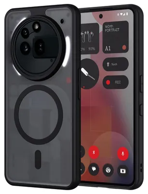 Productafbeelding van Magnetische telefoonhoesje, mat, transparant, voor Nothing Phone 3a Pro, 1 stuk, beschermhoes