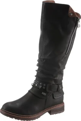 Produktbild von Rieker Damen Stiefel Langschaft Warmfutter 94789, Größe:40 EU, Farbe:Schwarz