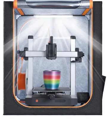 3D-Drucker-Gehäuse für Anycubic Kobra 3 Serie, 60x70x70 cm, LED-Beleuchtung