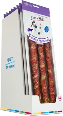 Produktbild von DOKAS - 1m Kaurolle mit Entenbrust 8er Pack (8 x 315g)