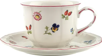 Produktbild von Villeroy & Boch Petite Fleur Frühstückstasse mit Untertasse 260 ml