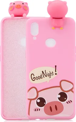 Produktbild von Für Samsung A10S A20S Farbe Malerei 3D Cartoon Tier Full Protective Soft TPU Handytasche Rosenrot