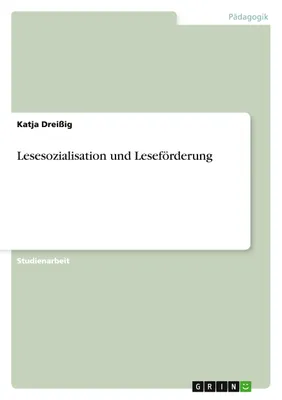 Produktbild von Lesesozialisation und Leseförderung