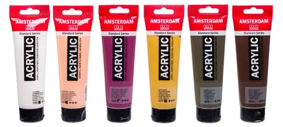 Produktbild von Bruynzeel Amsterdam Standard-Serie Acrylfarben-Portrait-Set 120 ml, 6-tlg.