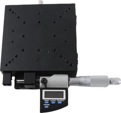 Produktbild von SEMX120-AS Mikrometerplattform mit Digitalanzeige, 120 x 120 mm, 0,001 mm Linearverschiebetisch