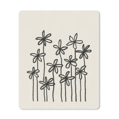 Produktbild von MuchoWow® Mauspad Mousepad Blumen - Pflanzen - Pastell - Abstrakt 30x40 cm - Mousepads - Maus Mat - Pad - Mausunterlage - Mausmatten