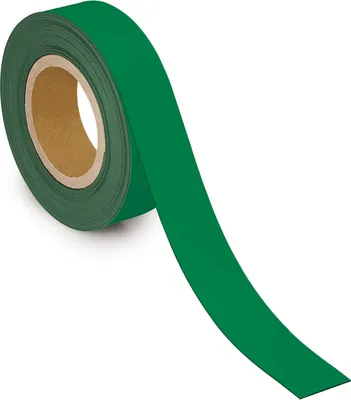 Produktbild von Kennzeichnungsband magnetisch 1cmx10m grün Packung mit 10 Stück