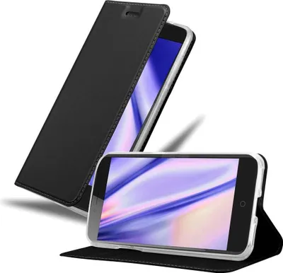 Obrázok produktu pre Cadorabo puzdro na mobilný telefón pre ZTE Blade V7 ochranné puzdro v čiernej farbe Cover Etui Book Case Booklet