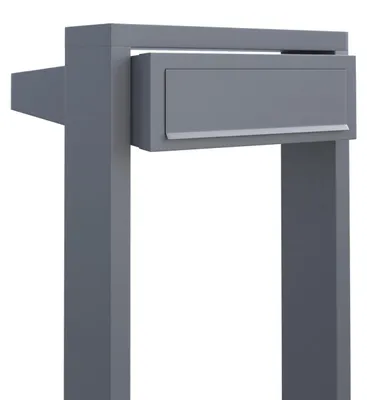 Produktbild von Standbriefkasten Stairs in Grau Metallic