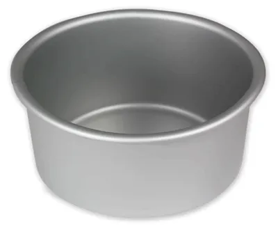 Zdjęcie produktu dla PME Round Cake Pan, Forma do ciasta, Okrągły, Płaska powierzchnia, Szary, Aluminium, 152 mm