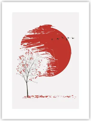 Produktbild von Poster - Poster ohne Rahmen - Japan Blume Kirschen - 30x40 cm - Wand Bild - Wanddeko - Wandbilder - Kunstposter - Wandposter - Bilder - Kunstdruck - Wanddekoration - Wandbild - P2XPA30x40-5063