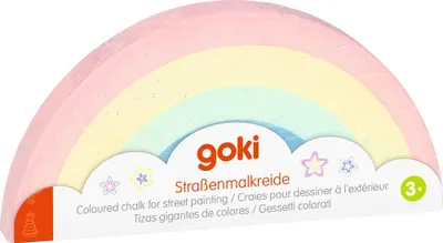 Produktbild von goki Straßenmalkreide Regenbogen, 1 Stk.