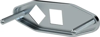 Produktbild von Riegler Bügelbefestigung für Einbau, für Manometer Typ 213.40 Ø 63
