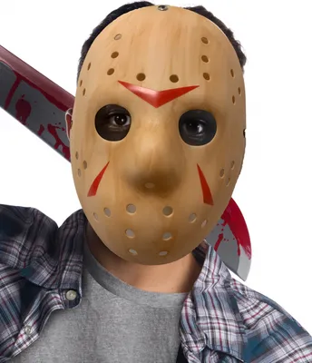Produktbild von Hölzerne Jason Voorhees Freitag der 13 Maske