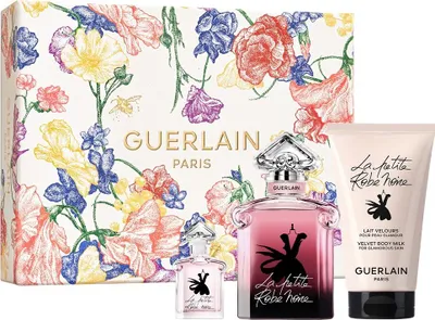 Zdjęcie produktu dla Guerlain La Petite Robe Noire Intense Giftset Edp Spray 50ml/Balsam do ciała 75ml/Edp Spray 5ml 130 ml