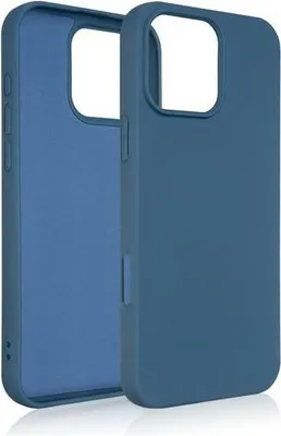 Produktbild von Beline Silikonhülle iPhone 16 Pro Max 6,9" blau/blau Schutzhülle