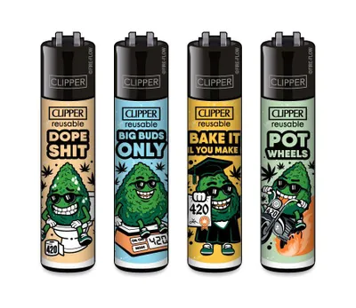 Produktbild von Clipper Feuerzeuge 4er Set But Buddies