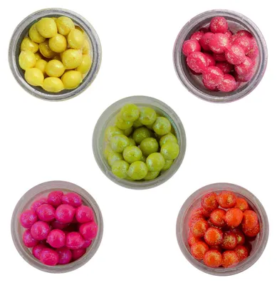 Produktbild von Berkley Sparkle Power Eggs Floating Magnum - 12 Forellenköder, Farbe:Pink with Scales
