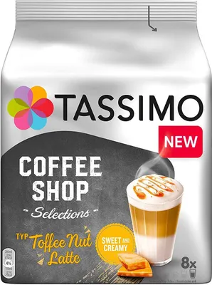 Produktbild von Tassimo Coffee Shop Selections Toffee Nut Latte 8 porcji