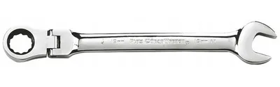 Productafbeelding van Combinatietool van 16 mm met ratel, SATA-aansluiting, ringsleutel en oog, afneembaar, lange levensduur, ideaal voor mechanische werkzaamheden en professionele werkplaatsen.