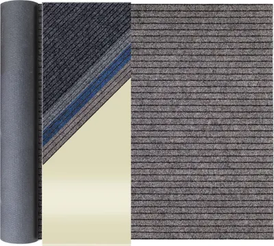 Produktbild von Primaflor Schmutzfangläufer ATLAS 200x2500 cm Beige Sauberlauf Meterware robuster Flurteppich 7 mm