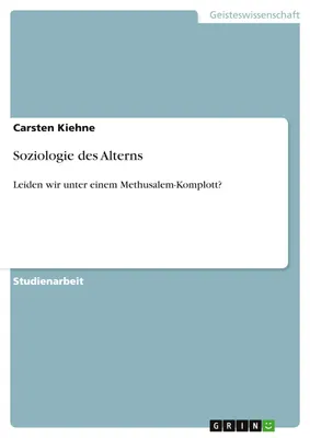 Produktbild von Soziologie des Alterns